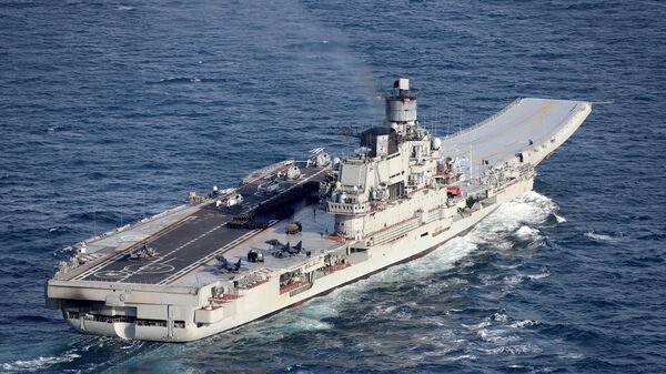Британские ВМС и ВВС сопровождают авианосец Адмирал Кузнецов  - اسپوتنیک افغانستان  