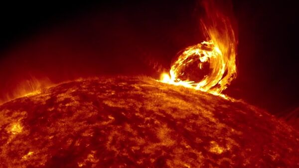 ناسا تف شیطان در خورشید را نشان داد - اسپوتنیک افغانستان  