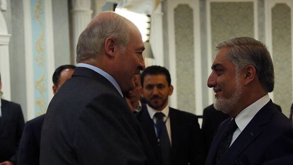 رییس‌جمهور بلاروس وعبدا لله عبدا لله - اسپوتنیک افغانستان  
