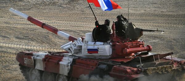 درخشش تانکیستهای روسی در مسابقات بیاتلون تانک در مسکو درخشش تانکیستهای روسی در مسابقات بیاتلون تانک در مسکو - اسپوتنیک افغانستان