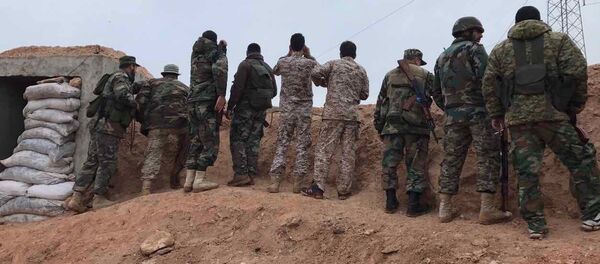 نیروهای دولتی سوریه محاصره تروریست ها در حما را تکمیل می کنند نیروهای دولتی سوریه محاصره تروریست ها در حما را تکمیل می کنند - اسپوتنیک افغانستان