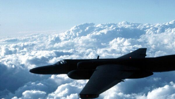 This undated US Air Force photo shows a U-2 spy plane which is expected to be used by the US in the war against terrorism - اسپوتنیک افغانستان  