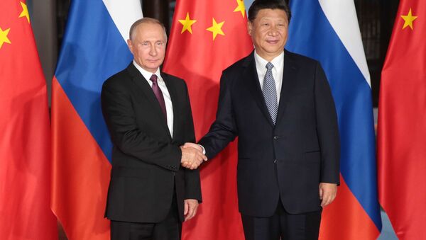 تحایف رهبران روسیه و چین به یکدیگر - اسپوتنیک افغانستان  