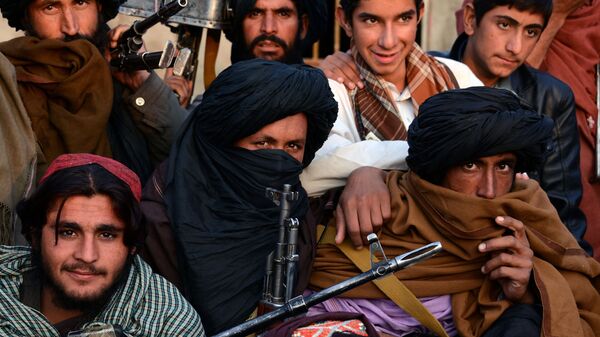 Боевики движения Талибан в провинции Фарах, Афганистан. Архивное фото - اسپوتنیک افغانستان  