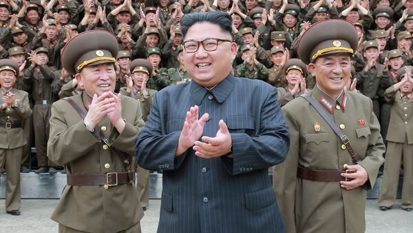 Лидер КНДР Ким Чен Ын в Пхеньяне - اسپوتنیک افغانستان  