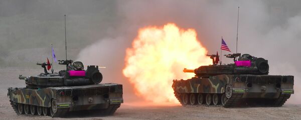 کوریای شمالی یک ویدیو از تخریب بمب افکن ها و یک ناو هواپیمابر امریکایی را منتشر کرد + ویدیو کوریای شمالی یک ویدیو از تخریب بمب افکن ها و یک ناو هواپیمابر امریکایی را منتشر کرد + ویدیو - اسپوتنیک افغانستان