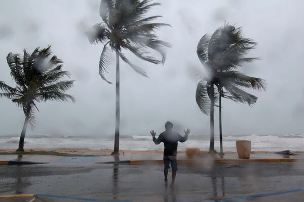 طوفان «ایرما» در سواحل پورتوریکو - اسپوتنیک افغانستان  