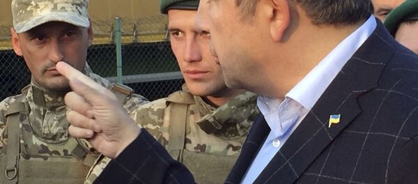 نزاع با پولیس درمرز با پولند،جایی که ساکاشویلی از آنجاعبور کرد نزاع با پولیس درمرز با پولند،جایی که ساکاشویلی از آنجاعبور کرد - اسپوتنیک افغانستان