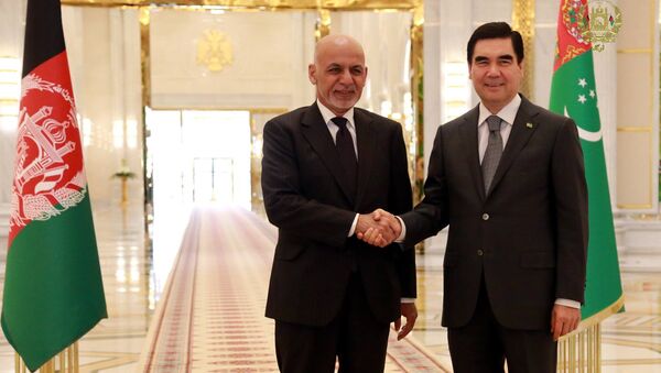 دیدار غنی با رییس جمهور ترکمنستان - اسپوتنیک افغانستان  