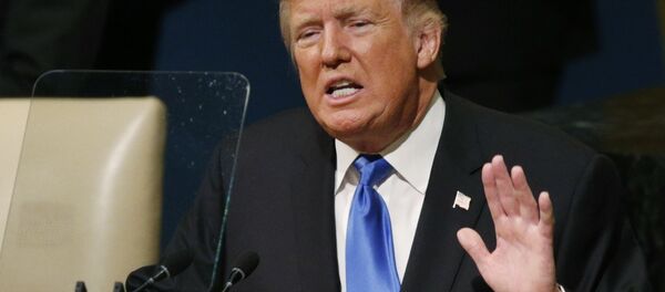 Президент США Дональд Трамп на заседании по реформе ООН в штаб-квартире организации в Нью-Йорке Президент США Дональд Трамп на заседании по реформе ООН в штаб-квартире организации в Нью-Йорке - اسپوتنیک افغانستان