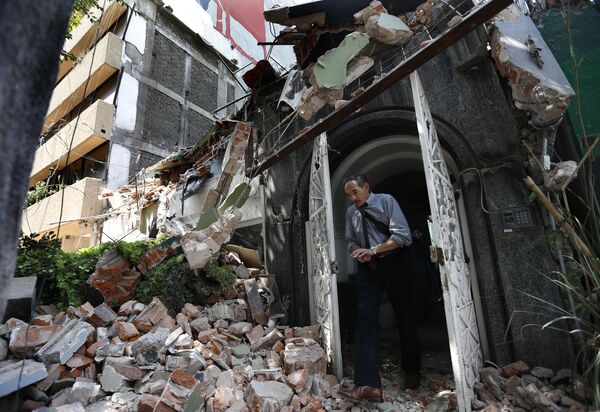 زلزله قدرتمند در مکسیکو - اسپوتنیک افغانستان  