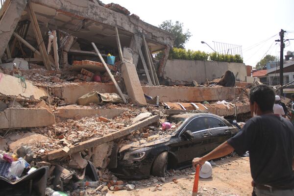 زلزله در مکسیکو - اسپوتنیک افغانستان  