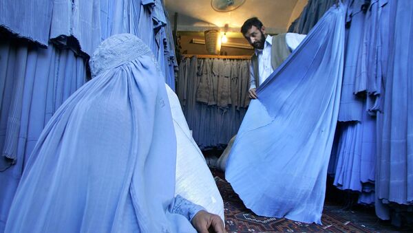 A burqa shop - اسپوتنیک افغانستان  