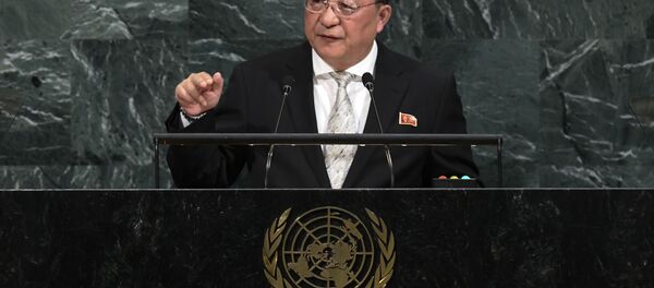 وزیر خارجه کوریای شمالی در نشست سازمان ملل حمله راکتی به امریکا را اجتناب ناپذیر خواند وزیر خارجه کوریای شمالی در نشست سازمان ملل حمله راکتی به امریکا را اجتناب ناپذیر خواند - اسپوتنیک افغانستان