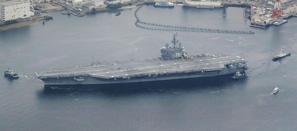 سقوط هلیکوپتر امریکایی بر روی کشتی طیاره بردار سقوط هلیکوپتر امریکایی بر روی کشتی طیاره بردار - اسپوتنیک افغانستان