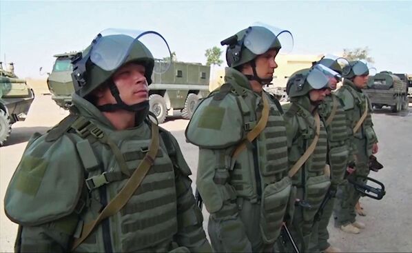ماین پاکی در دیر الزور سوریه توسط متخصصان روسی - اسپوتنیک افغانستان  
