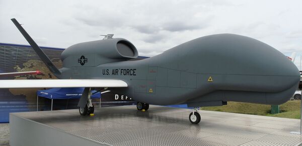 The RQ-4 Global Hawk UAV The RQ-4 Global Hawk UAV - اسپوتنیک افغانستان