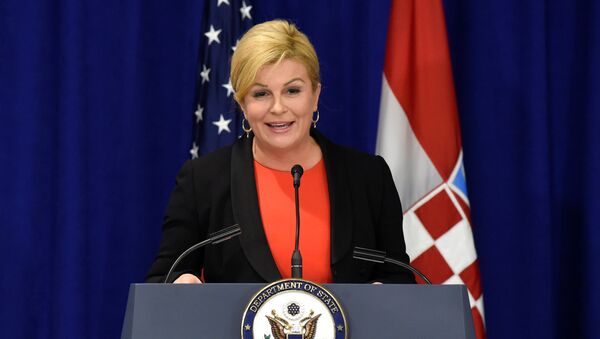 دعوت خانم رئیس جمهور کرواسی از پوتین - اسپوتنیک افغانستان  