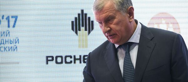 Главный исполнительный директор ПАО НК Роснефть Игорь Сечин на ПМЭФ-2017 в Санкт-Петербурге - اسپوتنیک افغانستان  
