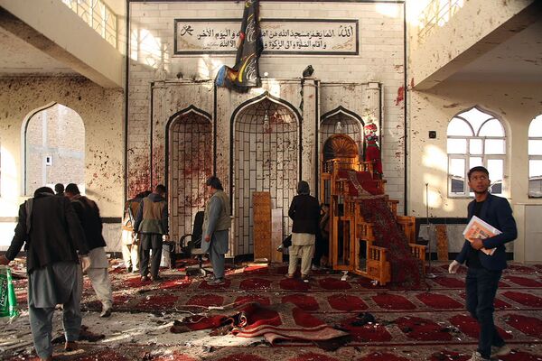 مسحد امام زمان در کابل بعد از انفجار - اسپوتنیک افغانستان  