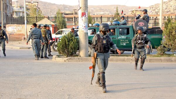 Ситуация после атаки смертников на военную академию в Кабуле 21 октября 2017 года - اسپوتنیک افغانستان  
