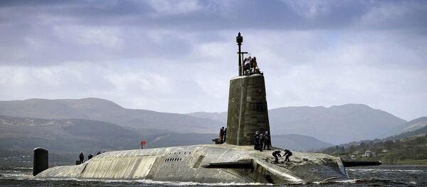 Royal Navy Vanguard Class submarine HMS Vigilant returning to HMNB Clyde after her extended deployment. Royal Navy Vanguard Class submarine HMS Vigilant returning to HMNB Clyde after her extended deployment. - اسپوتنیک افغانستان