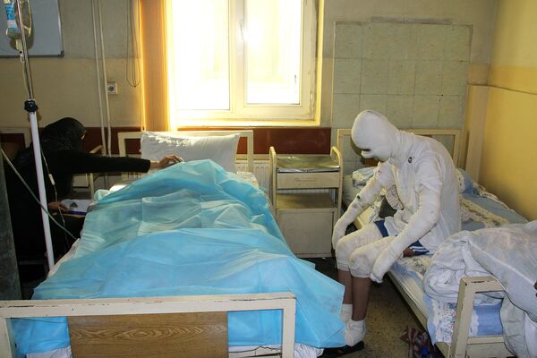 مجروحین از شهر چاریکار افغانستان  به  بیمارستان کابل اوره شده اند - اسپوتنیک افغانستان  