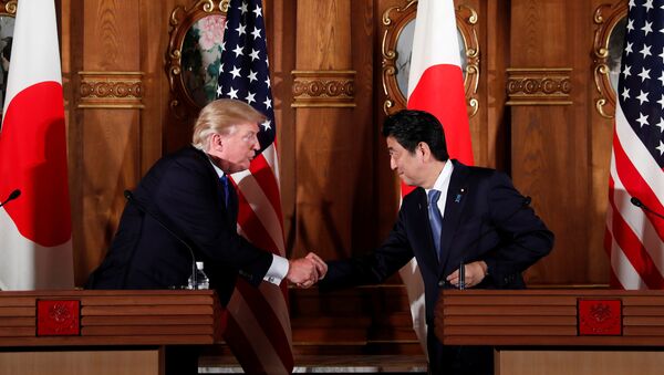 توافق رهبران امریکا و جاپان درمورد راه حل نظامی مسئله کوریای شمالی - اسپوتنیک افغانستان  