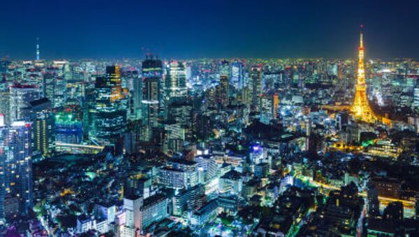 Вид на город Токио ночью - اسپوتنیک افغانستان  