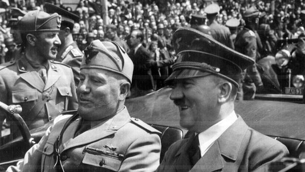 Adolf Hitler y Benito Mussolini en Múnich, Alemania - اسپوتنیک افغانستان  