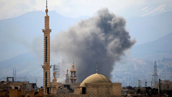دمشق مورد حمله راکتی قرار گرفت - اسپوتنیک افغانستان  