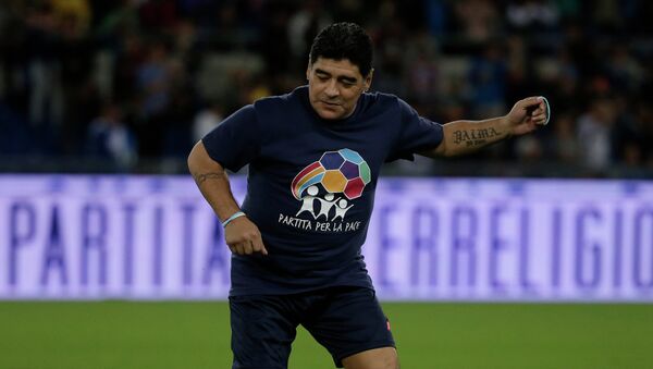 Argentine soccer legend Diego Armando Maradona - اسپوتنیک افغانستان  