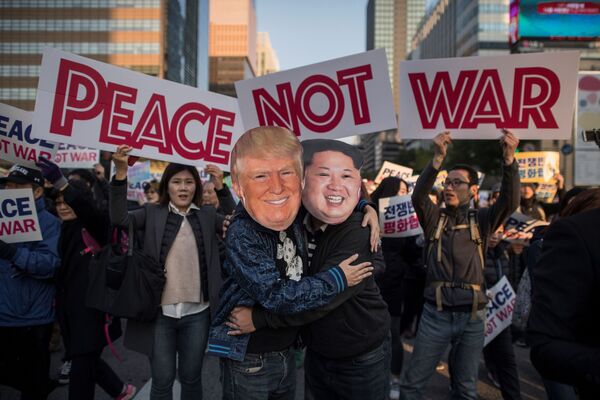 تظاهرت مردم در کوریای جنوبی - اسپوتنیک افغانستان  
