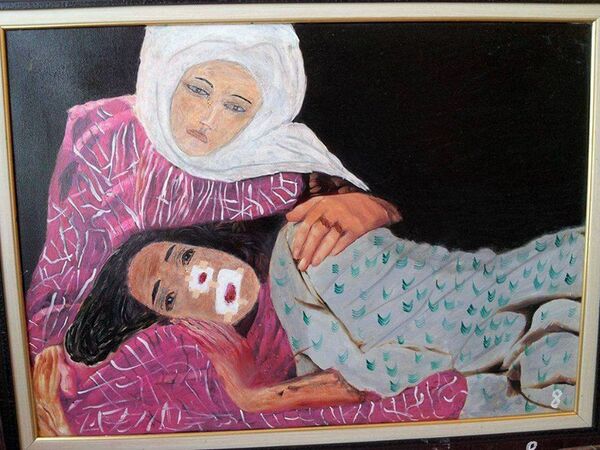 نقاشی مراد شریفی - اسپوتنیک افغانستان  