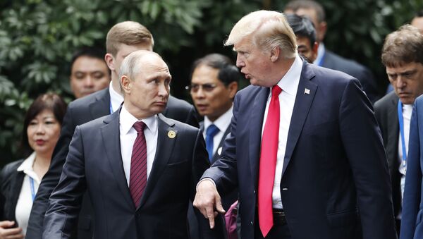 ترامپ دوستی با روسیه را به نفع تمام جهان خواند - اسپوتنیک افغانستان  