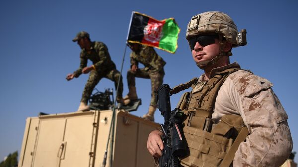 مقیاس واقعی عملیات نظامی ایالات متحده در سراسر جهان - اسپوتنیک افغانستان  