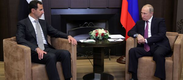 پوتین در دمشق با بشار اسد دیدار کرد - اسپوتنیک افغانستان  