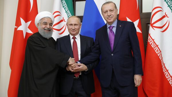 ولادیمیر پوتین رئیس جمهور روسیه تاکید کرد که فقط ملت سوریه میتواند سرنوشت خود را تعیین کند - اسپوتنیک افغانستان  