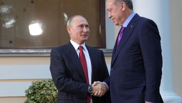توافق پوتین و اردوغان برای ایجاد ساحهٔ غیرنظامی در ادلب سوریه - اسپوتنیک افغانستان  