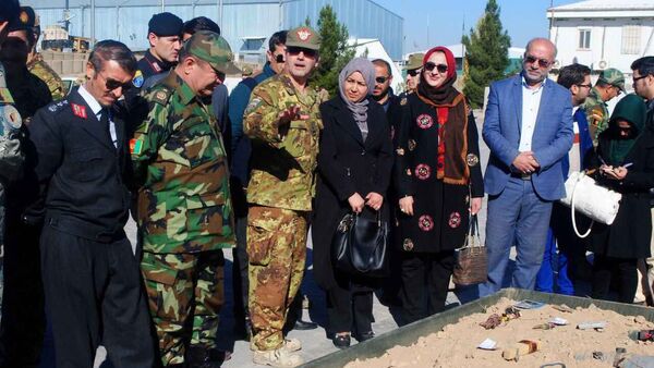 نظامیان ناتو به تعداد بیشتر از  ۲ هزار دانش آموزان مکاتب هرات را درباره خطرات ماین آموزش دادند - اسپوتنیک افغانستان  