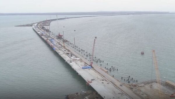 The Crimea Bridge Just Took Another Step Towards Completion - اسپوتنیک افغانستان  