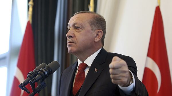 اردوغان از سوال خبرنگار فرانسوی به خشم آمد + ویدئو - اسپوتنیک افغانستان  