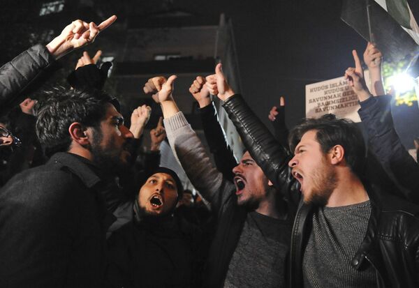 معترضان در استانبول، ترکیه - اسپوتنیک افغانستان  