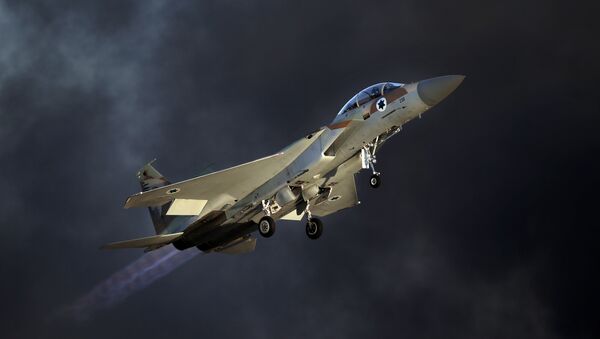 Israeli F-15 E fighter jet - اسپوتنیک افغانستان  