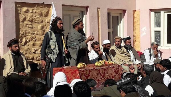 تجلیل از فراغت 400 تن از دانش آموزان صنوف 12 زیر پرچم طالبان - اسپوتنیک افغانستان  