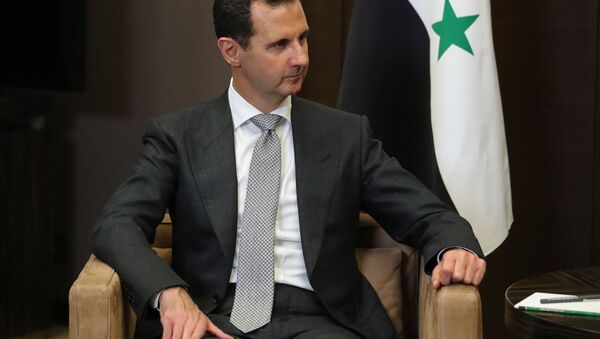 بیانیه اسد پس از حمله امریکا به سوریه - اسپوتنیک افغانستان  