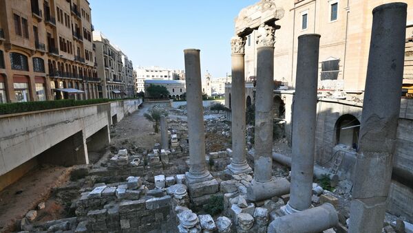 Руины римского города в центре Бейрута, Ливан - اسپوتنیک افغانستان  