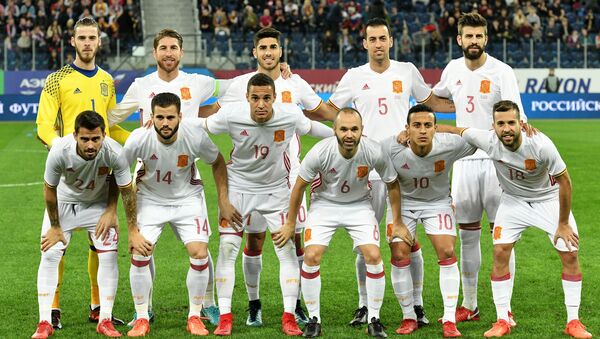 خطر حذف تیم اسپانیا از جام جهانی 2018 روسیه - اسپوتنیک افغانستان  