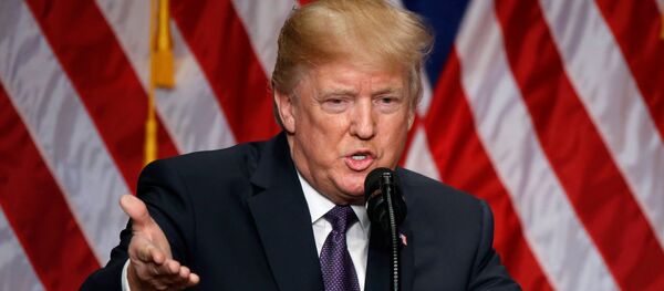 ترامپ به کوریای شمالی: من هم دکمۀ هستهیی دارم، بزرگتر و قویتر ترامپ به کوریای شمالی: من هم دکمۀ هستهیی دارم، بزرگتر و قویتر - اسپوتنیک افغانستان