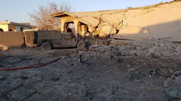 حمله انتحاری توسط تانک هاموی بالای فرماندهی پولیس ولسوالی میوند کندهار - اسپوتنیک افغانستان  